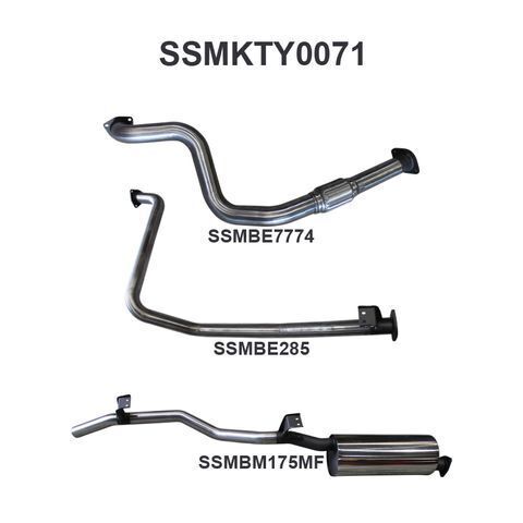 Landcruiser HZJ79 2.5in off Manifold