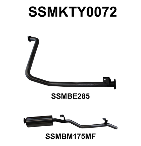 Landcruiser HZJ79 2.5in off Extractors