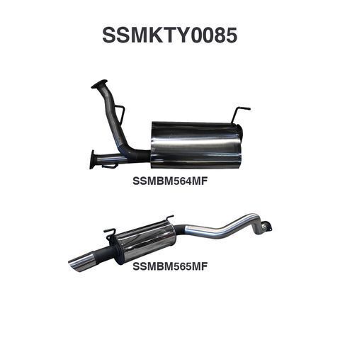 UZJ200 4.7L V8 CatBack 3in Including Single 3Â¼in SS Tip