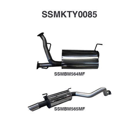 UZJ200 4.7L V8 CatBack 3in Including Single 3Â¼in SS Tip