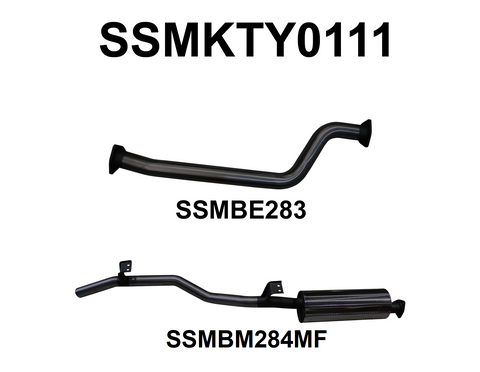 Landcruiser HJ75 2.5in off OE Engine Pipe