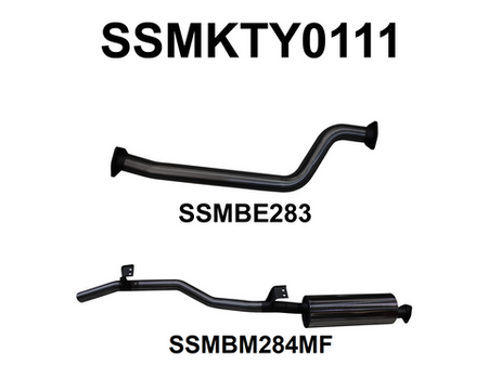 Landcruiser HJ75 2.5in off OE Engine Pipe