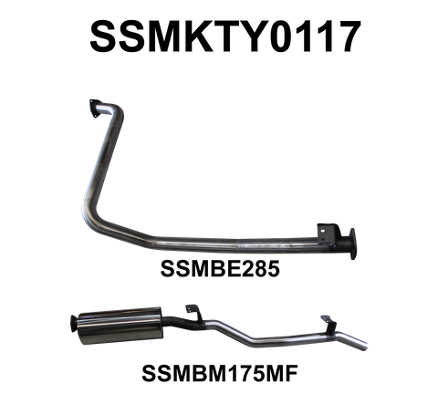 Landcruiser FZJ79 2.5in off Engine Pipe
