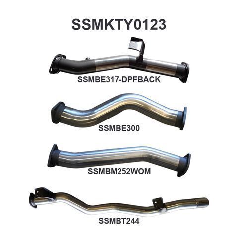 VDJ79 Single & Dual Cab Ute 3in DPF Back WOM