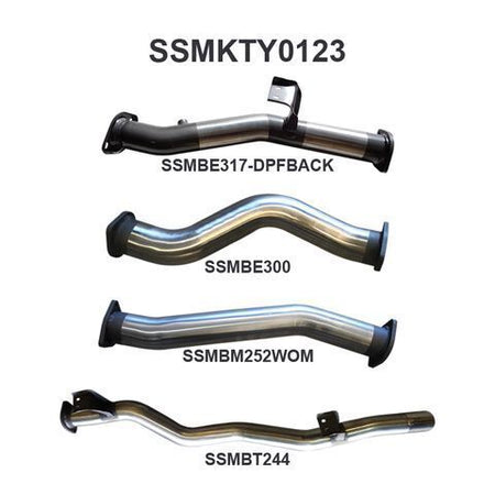 VDJ79 Single & Dual Cab Ute 3in DPF Back WOM