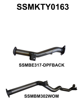 VDJ76 V8 Wagon 3in DPF Back