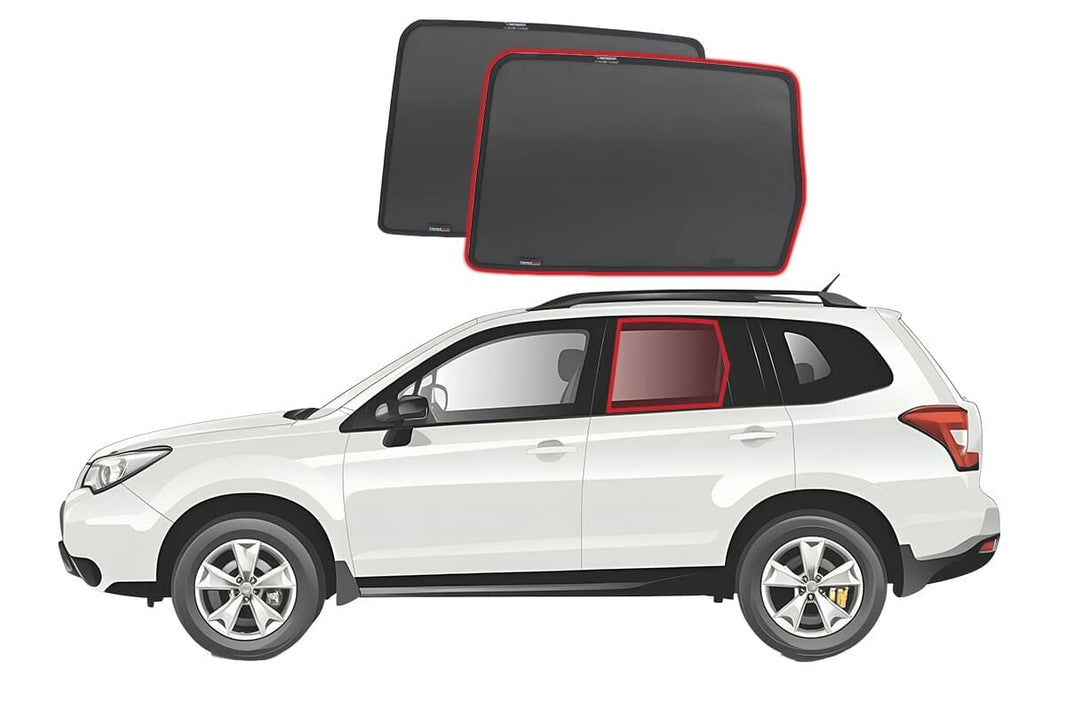 Subaru Forester 4th Generation Car Rear Window Shades (SJ; 2013-2018)