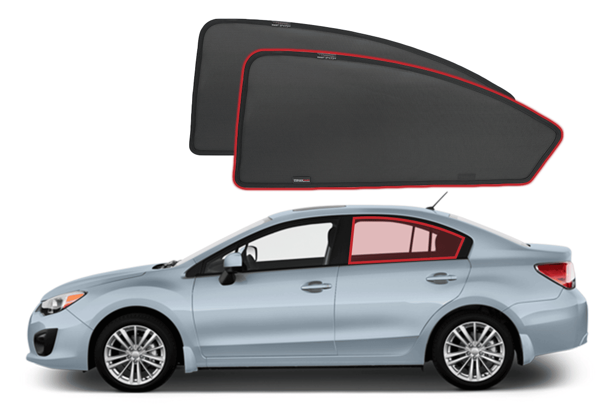 SUBARU IMPREZA SEDAN 4TH GENERATION CAR REAR WINDOW SHADES (GJ; 2011-2016)