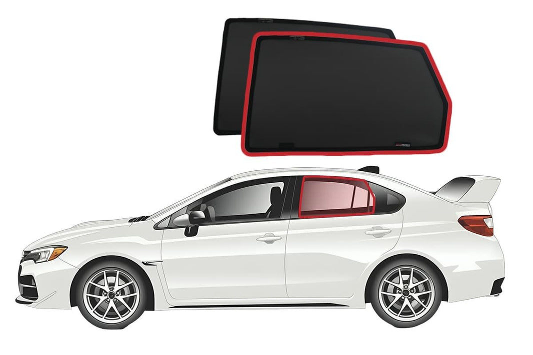 Subaru Impreza Sedan 3rd Generation Car Rear Window Shades (GE/GV; 2007-2014)