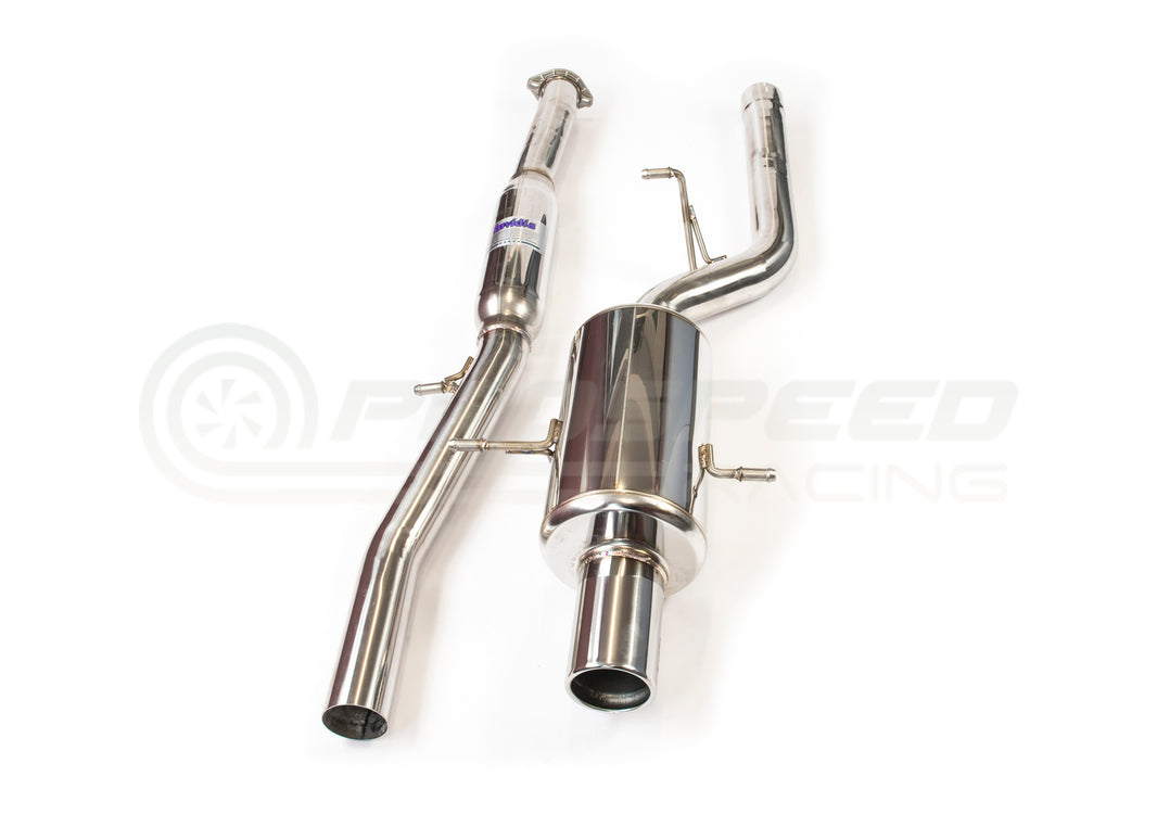 Invidia G200 Turbo Back Exhaust w/Hyperflow Down Pipe, SS Tip - Subaru Forester XT SG 03-08