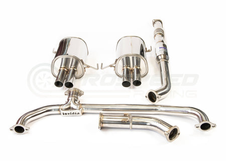 Invidia Q300 Turbo Back Exhaust w/SS Straight Cut Tips - Subaru Liberty GT BL 07-09 (Manual)
