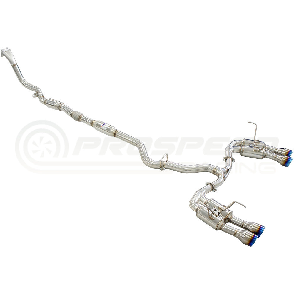 Invidia R400 Turbo Back Exhaust w/Ti Tips - 11-14 WRX/11-21 STI