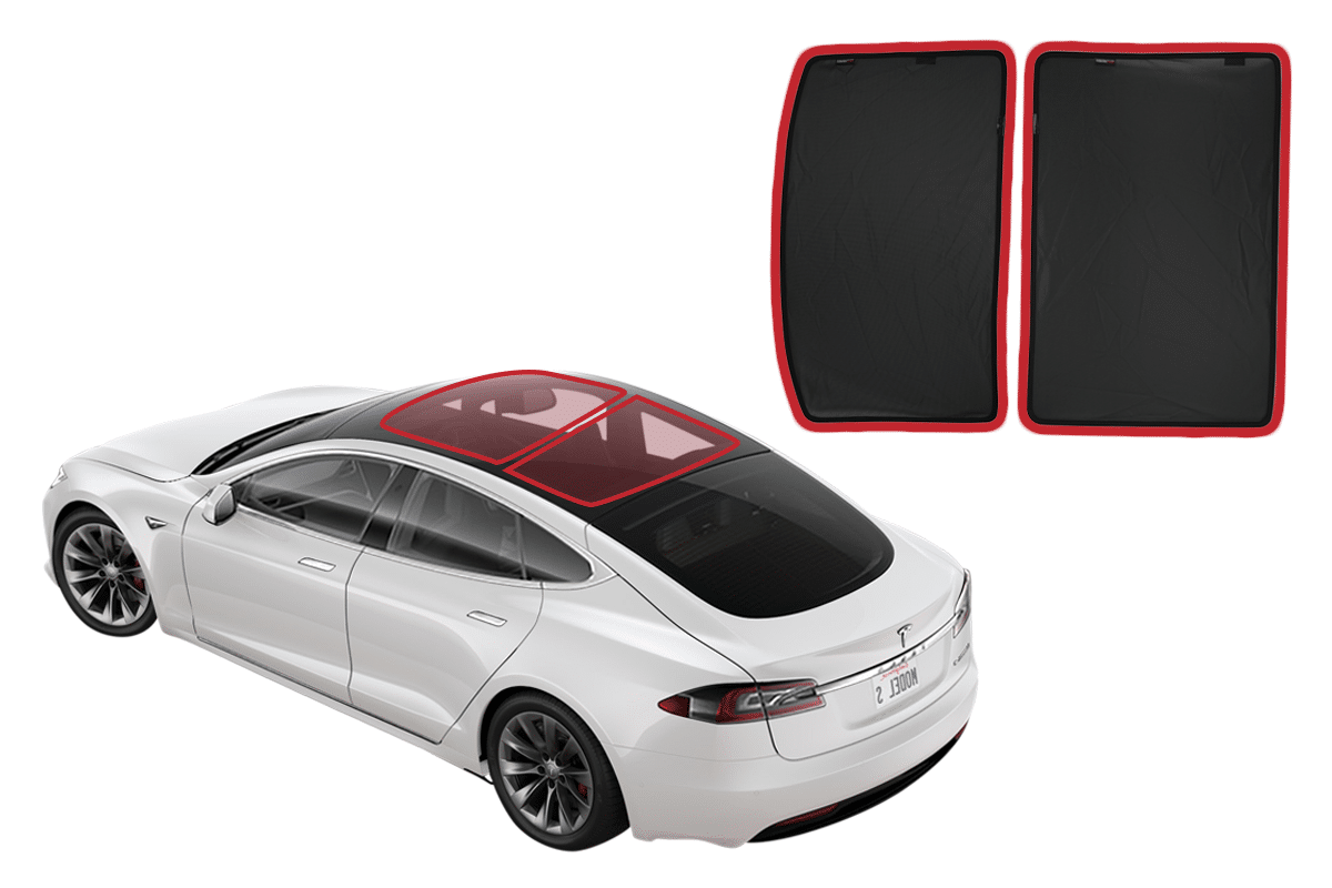 TESLA MODEL S PANORAMIC GLASS SHADE (2 PIECES) (2012-2018)