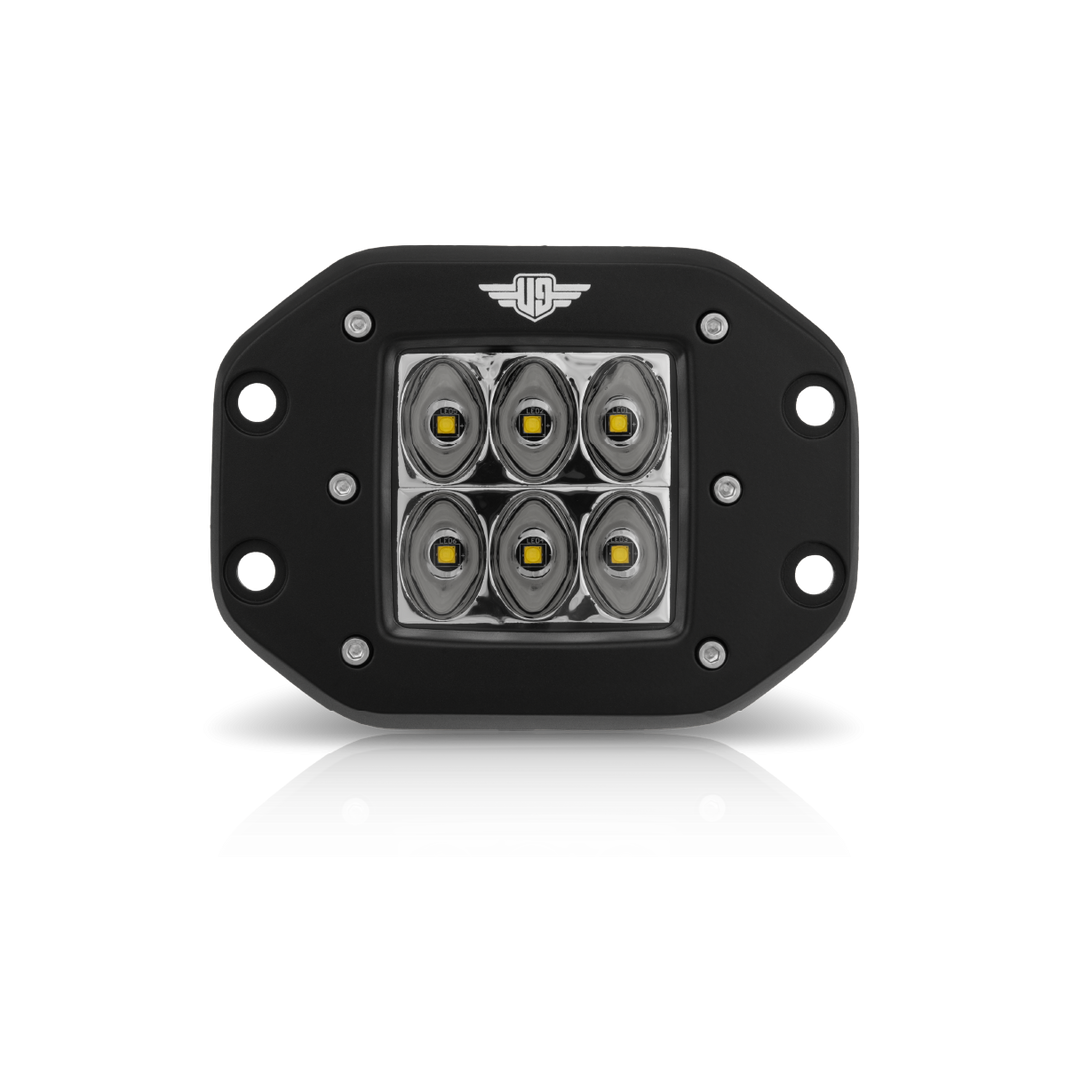 Ultimate9 LED Work Lamp: Flush Mount