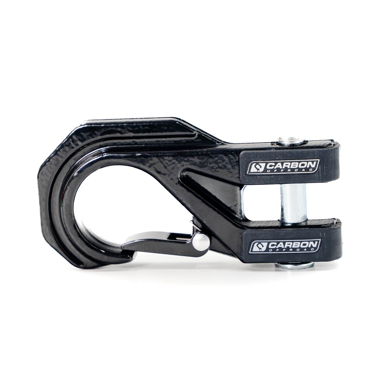 Carbon Offroad black winch hook