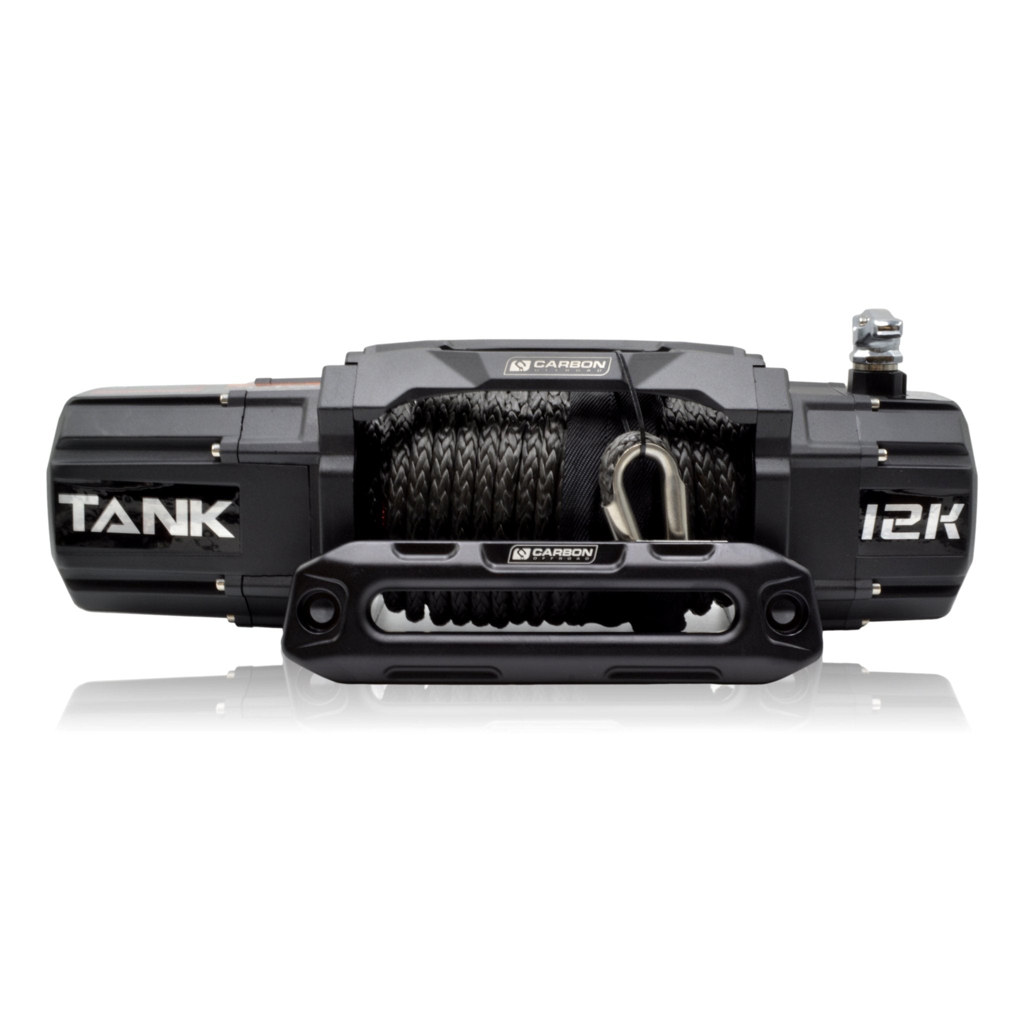 Carbon TANK - 12000lb Winch 12V - CW - TK12BLK 6